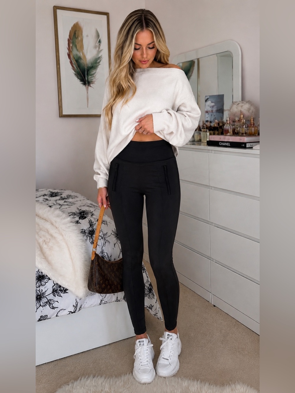 Gap Active Leggings Split Front Leg